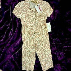 **NWT** Toddler Print Jumpsuit